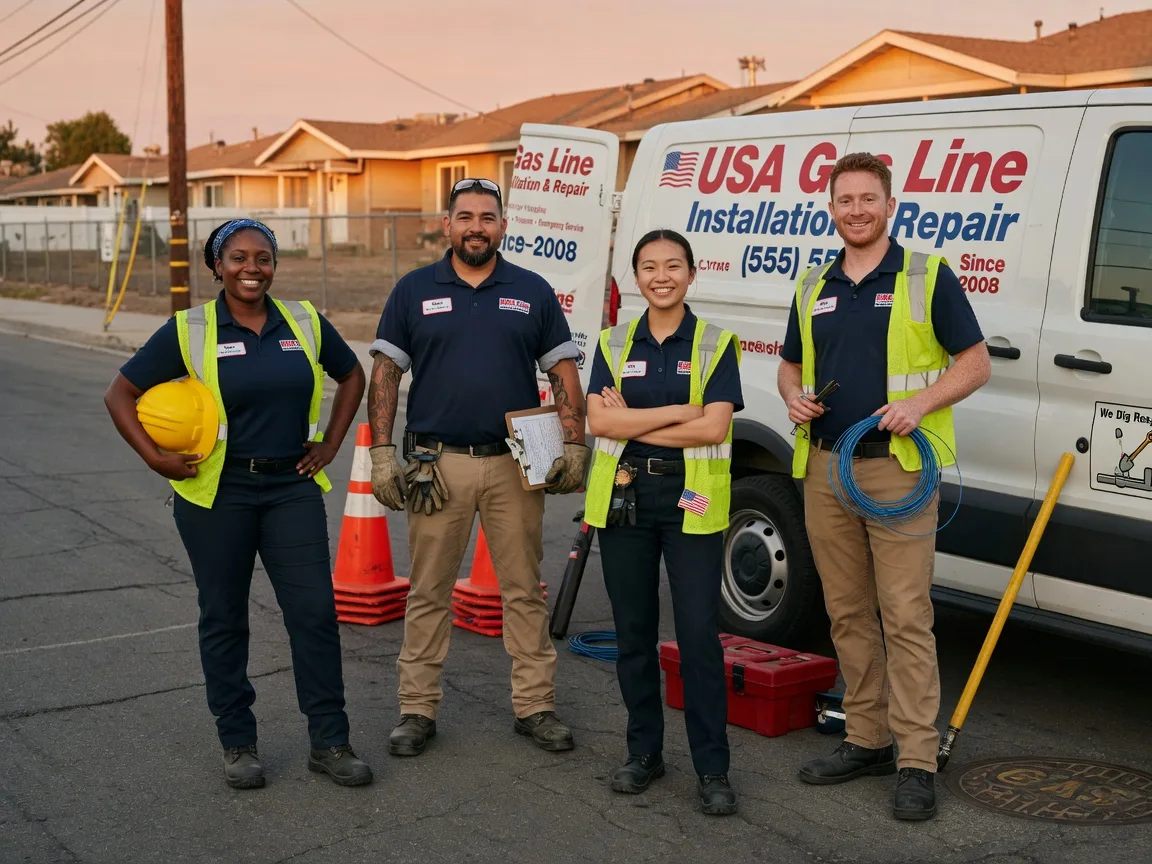 Gas Line Installation company in Marty, SD